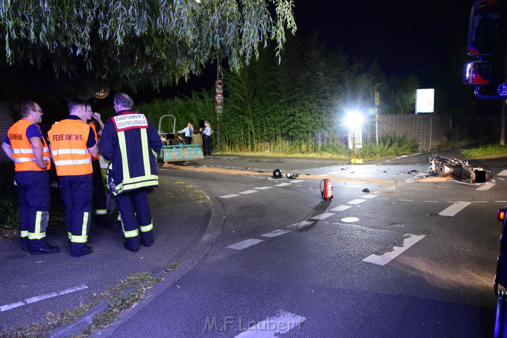 VU Krad Klein Traktor Koeln Hahnwald Bonner Landstr Unter den Birken P021.JPG - Miklos Laubert